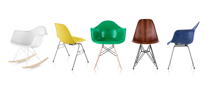 Eames模压成型座椅